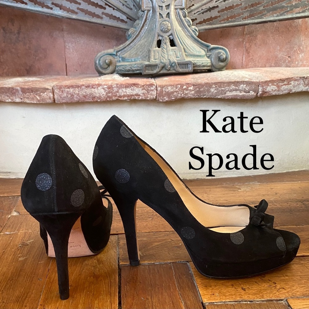 Kate Spade ♠️ Polka Dot Heels - size 7.5